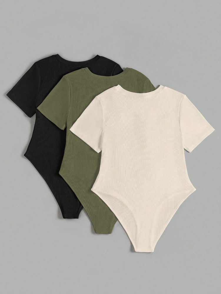 Summer Upf Clothing - 플러스 사이즈 여성용 라운드 넥 반팔
