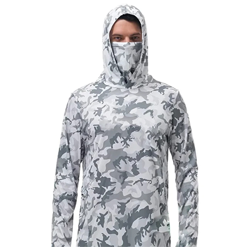Summer Clothing Trend - 여름 낚시용 후드티 남성용 저지 카모플라주