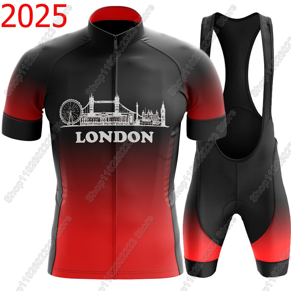 Summer Clothing London - 런던 팀 사이클링 저지 2025 세트
