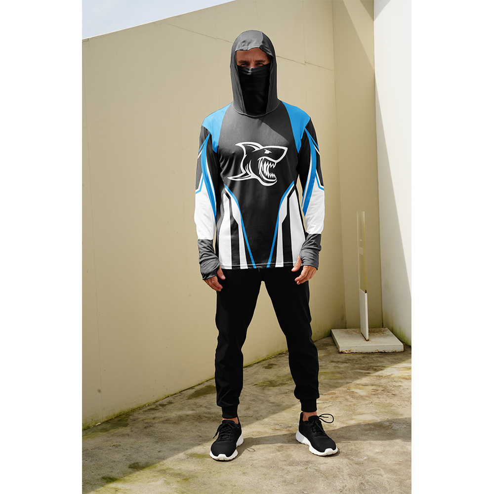 남성용 낚시 셔츠 자외선 차단 후드 마스크 일체형 낚시 - Summer Knit Clothing 리뷰 및 가격