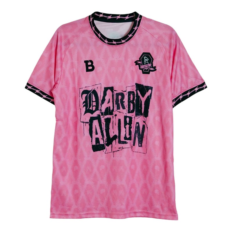 Darby Allin 레슬링 프린트 핑크 저지 티셔츠  - Summer Clothing Old Money 리뷰 및 가격