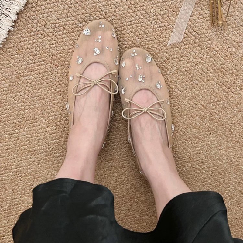 여름 우아한 여성용 반짝이는 라인스톤 리본 메쉬 블록  - Summer Clothing Styles 리뷰 및 가격