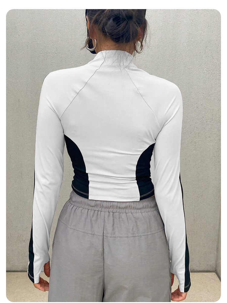 요가 의류 스탠드업 칼라 재킷 아웃도어 스포츠 긴팔 여 - Summer Knit Clothing 리뷰 및 가격
