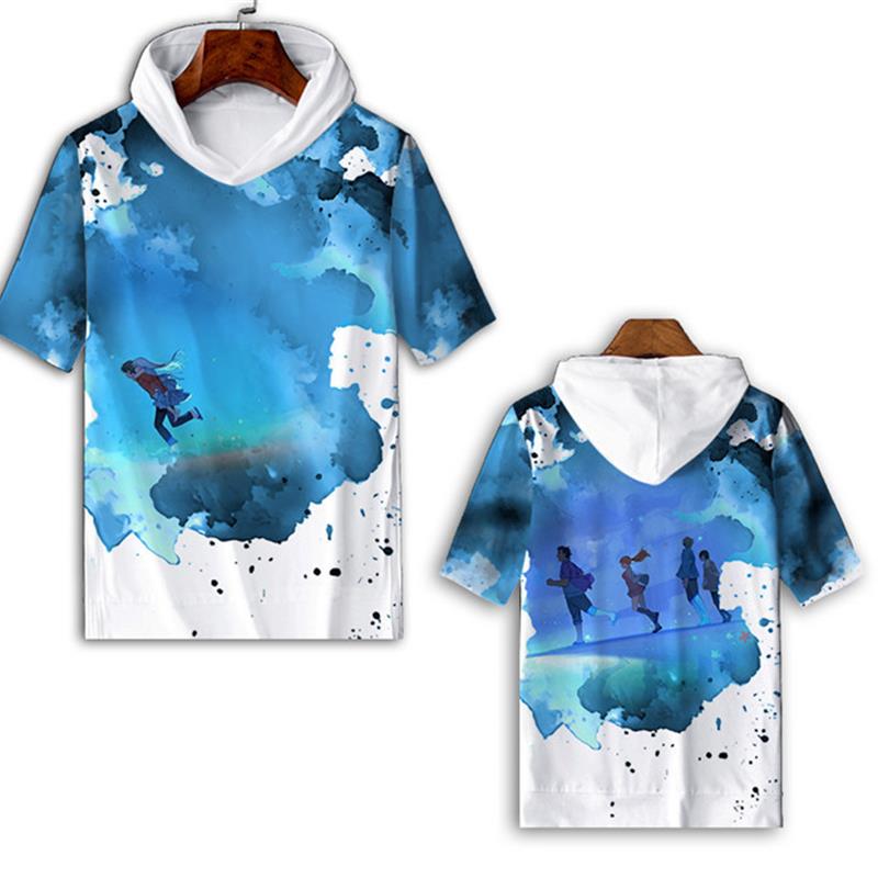 새로운 무향 꽃무늬 의류 크로스보더 반팔 티셔츠 프린트 - Summer Clothing Names 리뷰 및 가격