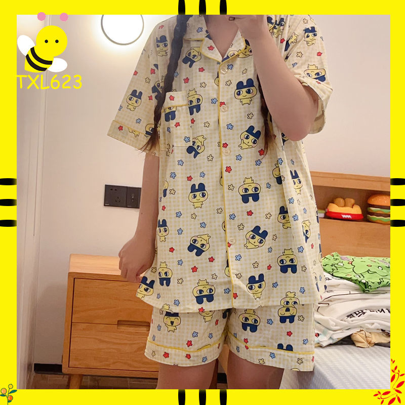 Tamagotchi Mameiji 여성 여름 순수 코튼 - Xl Summer Clothing 리뷰 및 가격