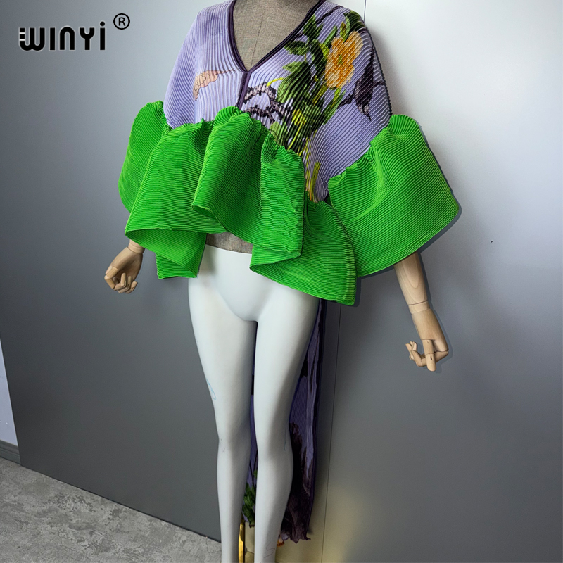 WINYI 여성용 플리츠 맥시 파티 드레스 불규칙 크럼 - Summer Clothing H&M 리뷰 및 가격